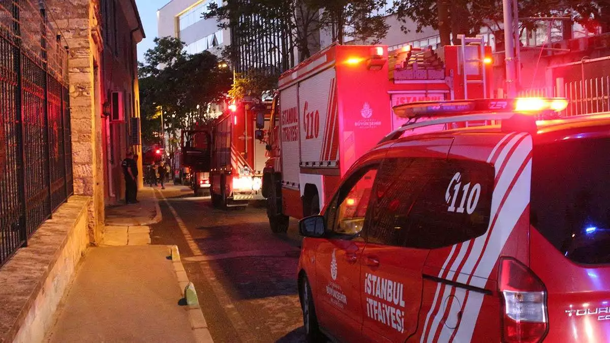 İstanbul üniversitesi tıp fakültesi'nde yangın