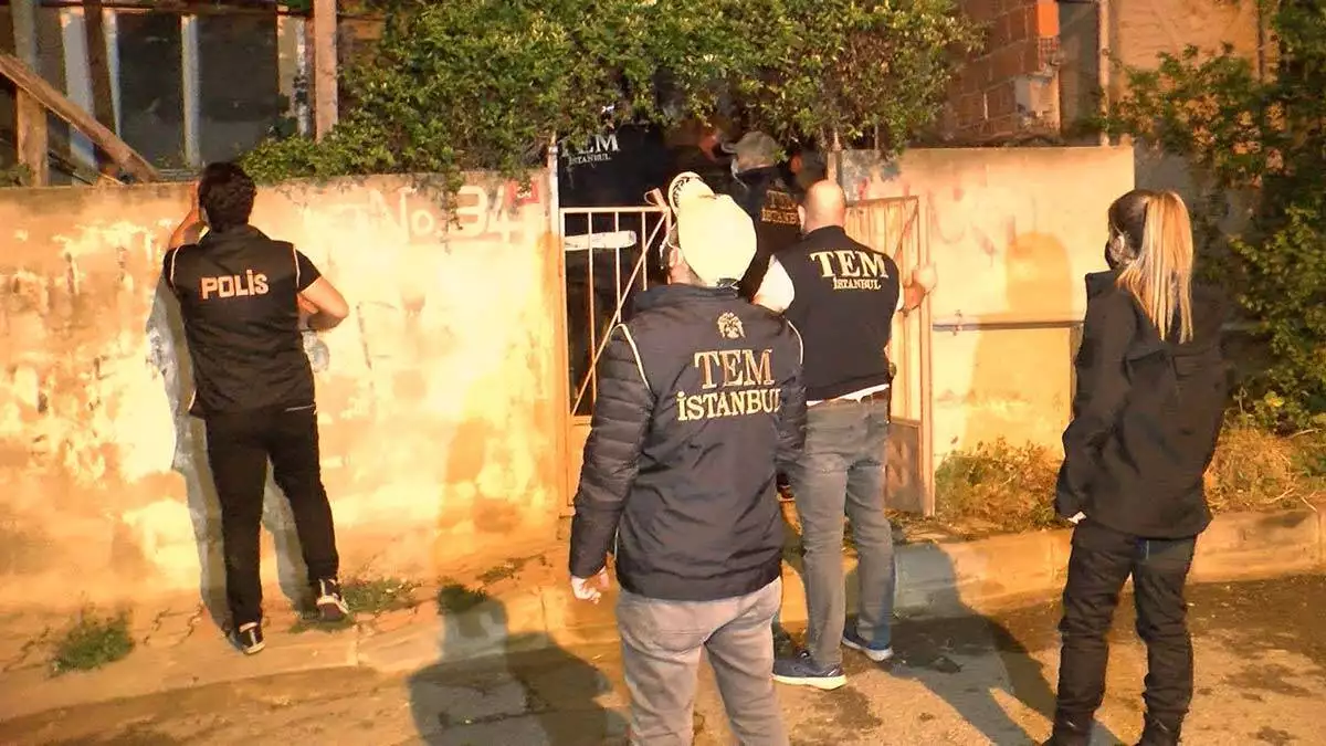 İstanbul'da terör operasyonu çok sayıda gözaltı