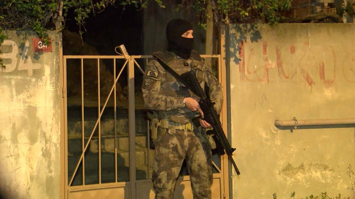 İstanbul'da terör operasyonu çok sayıda gözaltı