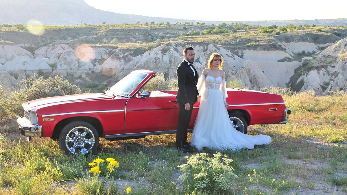 Kapadokya çiftlerin doğal çekim platosu oldu