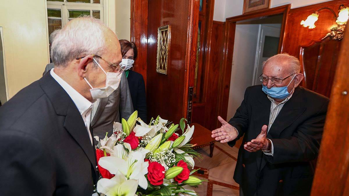 Kemal Kılıçdaroğlu Cindoruk'u ziyaret etti