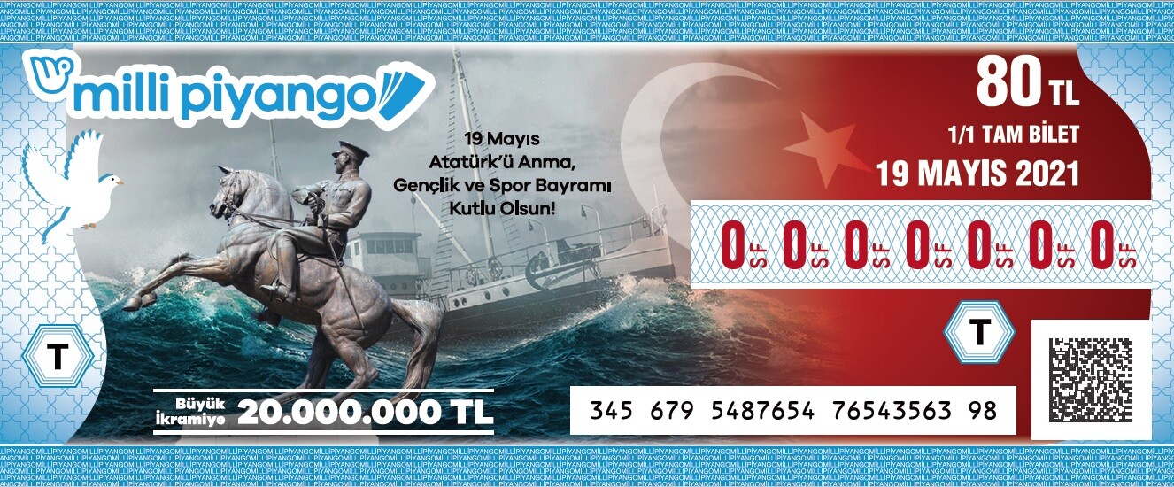 19 Mayıs özel çekilişinde büyük ikramiye 20 milyon TL