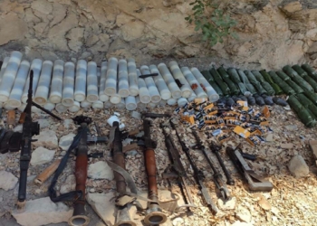 PKK'ya ait çok sayıda silah ve mühimmat ele geçirildi