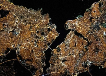 NASA'dan İstanbul paylaşımı: Hey İstanbul parlıyorsun