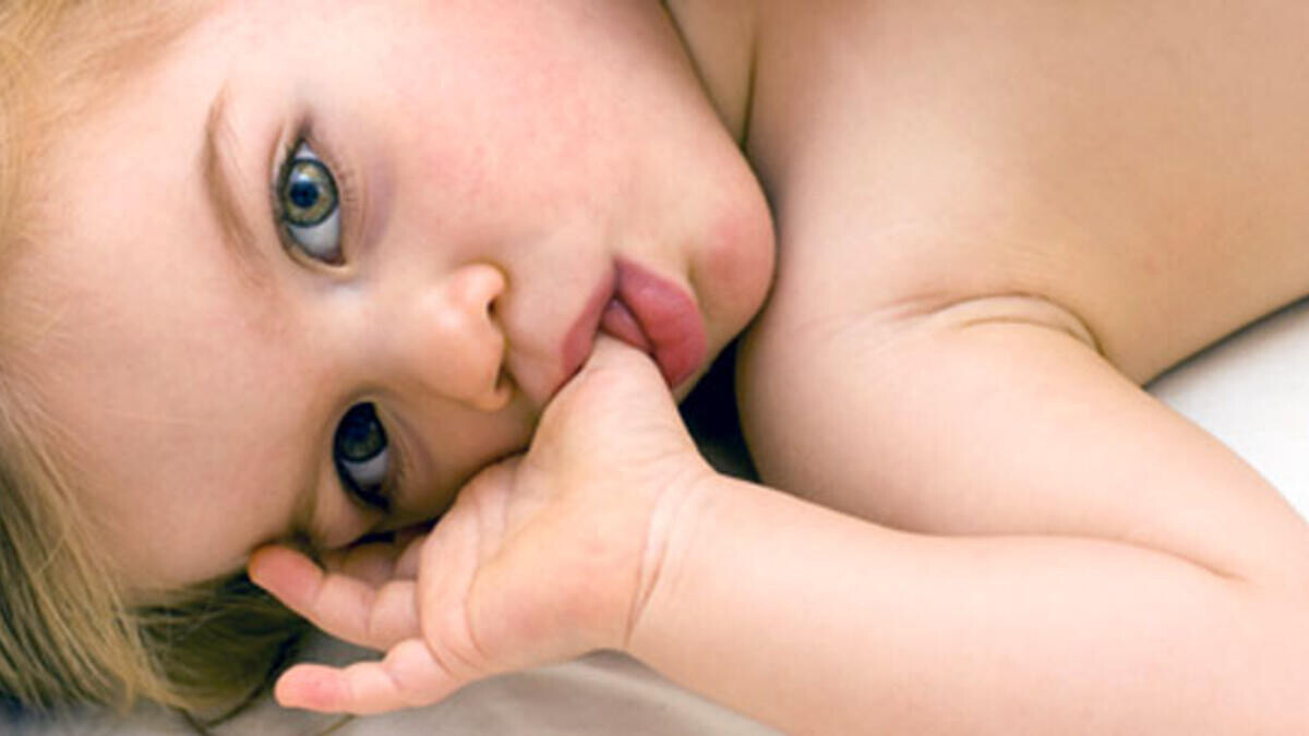 Parmak emme çene gelişimini bozabilir