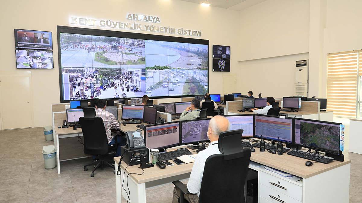 Antalya'nın 412 noktası canlı izleniyor