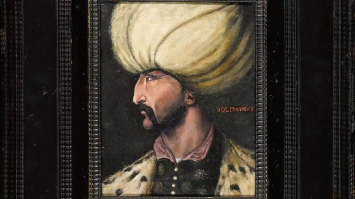 Kanuni sultan süleyman portresi i̇bb'ye bağışlandı