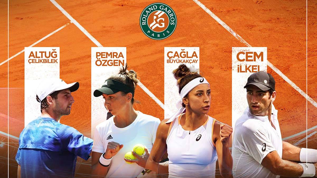 Roland Garros'ta Çağla Büyükakçay ve Altuğ Çelikbilek ikinci turda