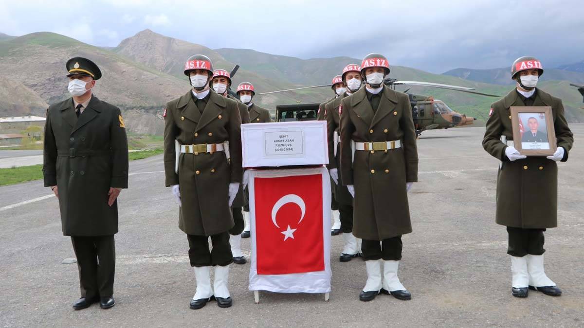 Şehit Uzman Çavuş Asan memleketine uğurlandı