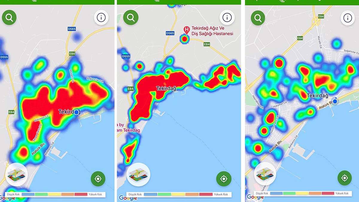 Tekirdağ'da vaka haritası yeşile döndü