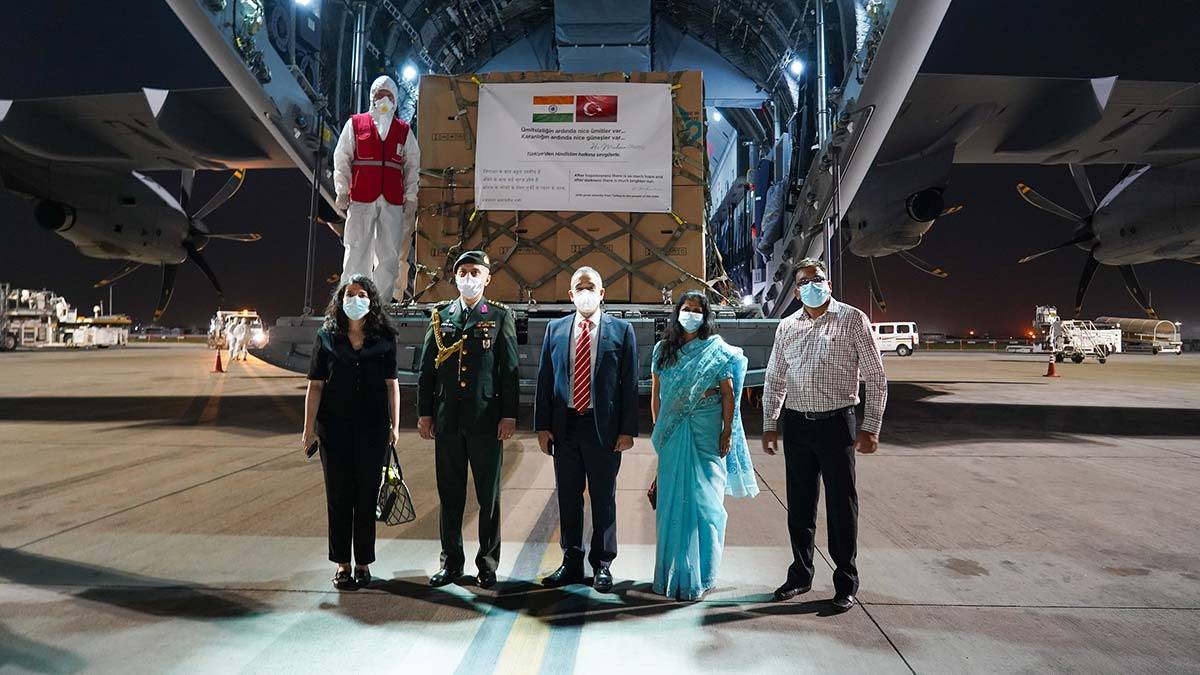 Kızılay'dan Hindistan halkına destek