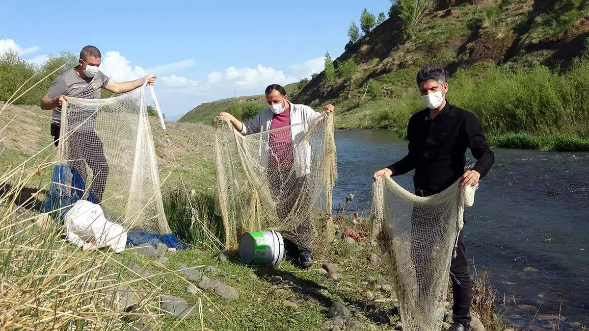 Kaçak avlanan 1 ton inci kefali ele geçirildi