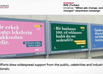 Reklamlar değişir toplum değişir kampanyasına ödül