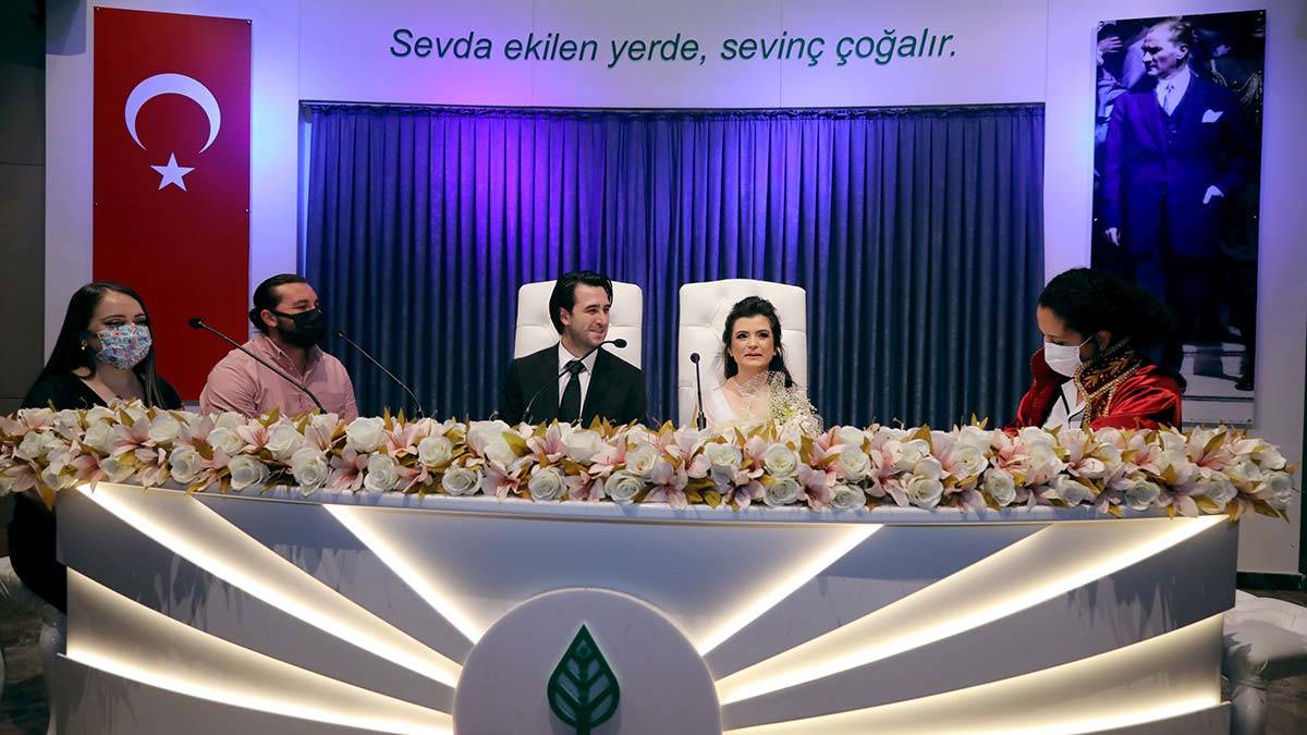 Çankaya'dan bir ayda 600 nikah
