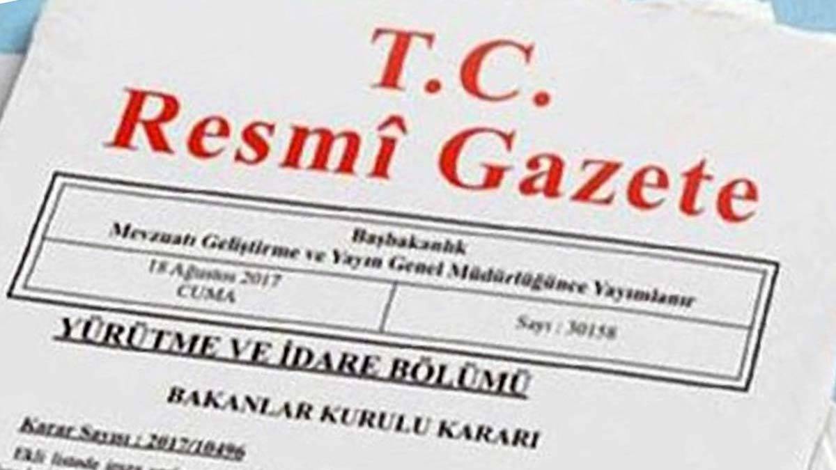 Cumhurbaşkanı Atamaları Resmi Gazete'de