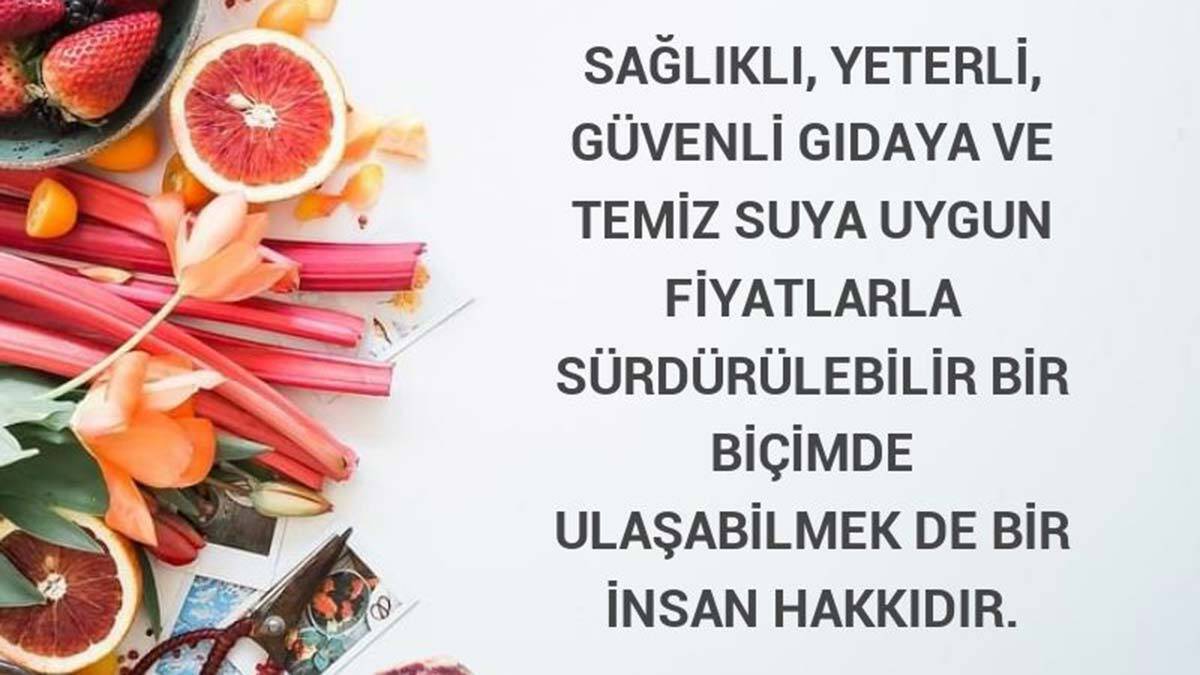 Sağlıklı bir yarın için şimdi güvenli gıda