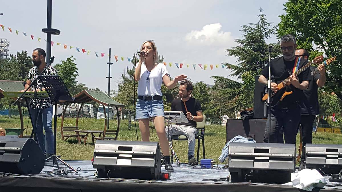 Başkent dev bir sahneye dönüştü