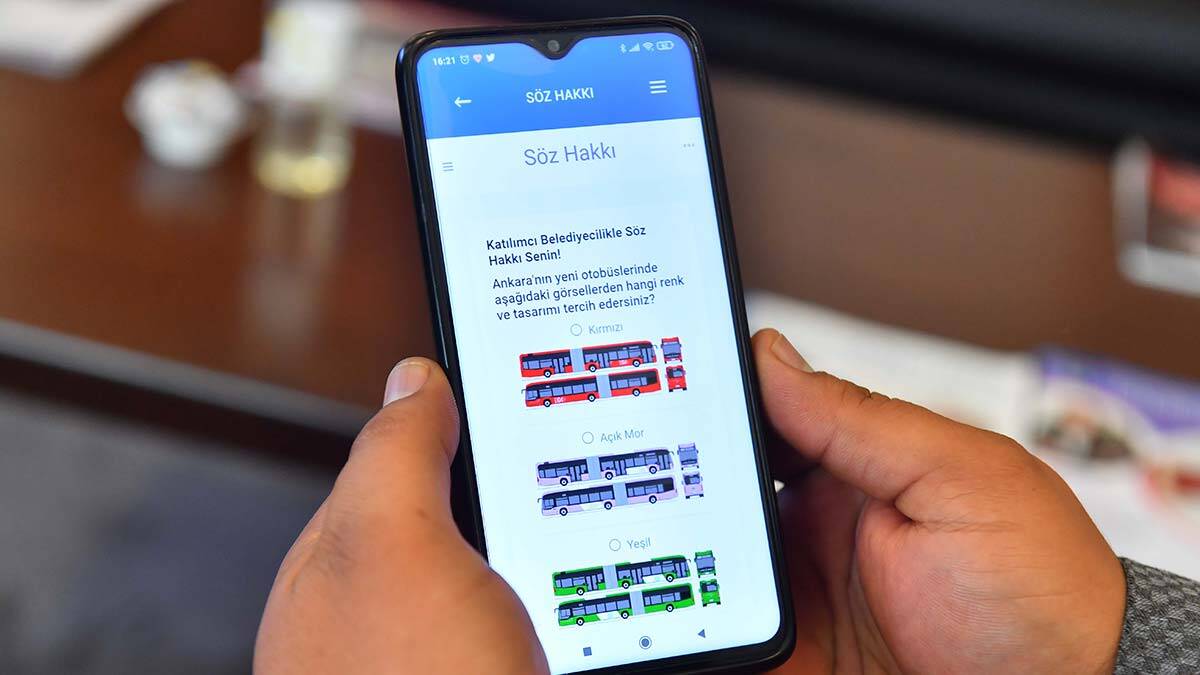 Otobüslerin renk ve tasarımları oylanacak