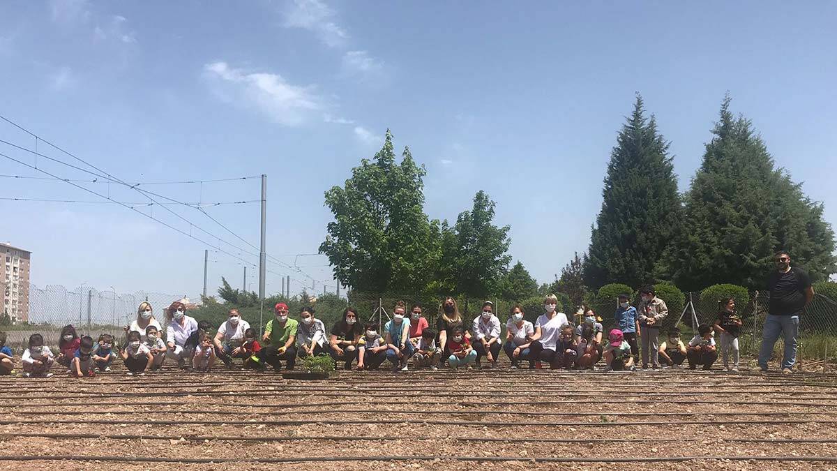 Es Çocuk Evi'nde tarımsal üretim eğitimi