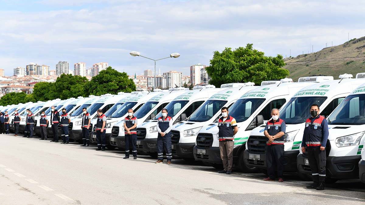 Cenaze Nakil Aracı Filosuna 45 yeni araç