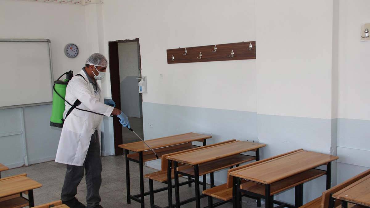 Okullarda LGS temizliği