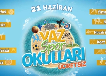 Yaz Spor Okulları 21 Haziran'da başlıyor