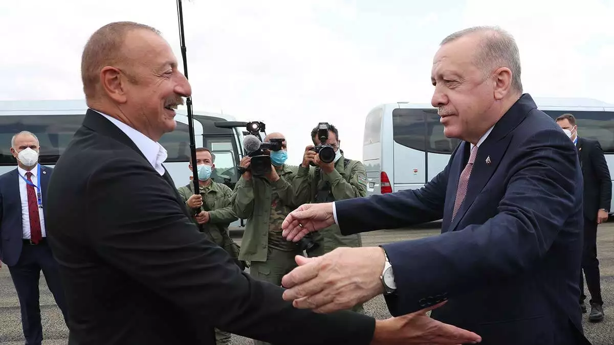 Cumhurbaşkanı erdoğan azerbaycan'da