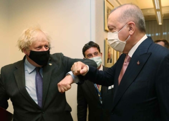 Erdoğan İngiltere Başbakanı Johnson ile görüştü