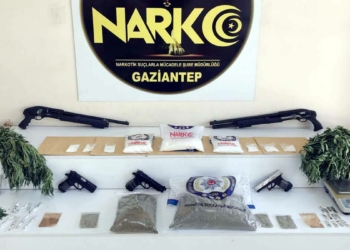 Gaziantep'te 657 polisle uyuşturucu operasyonu