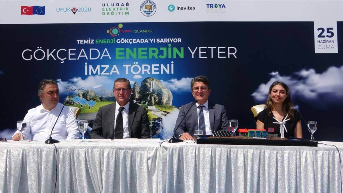 Gökçeada Enerjin Yeter projesi hayata geçirildi