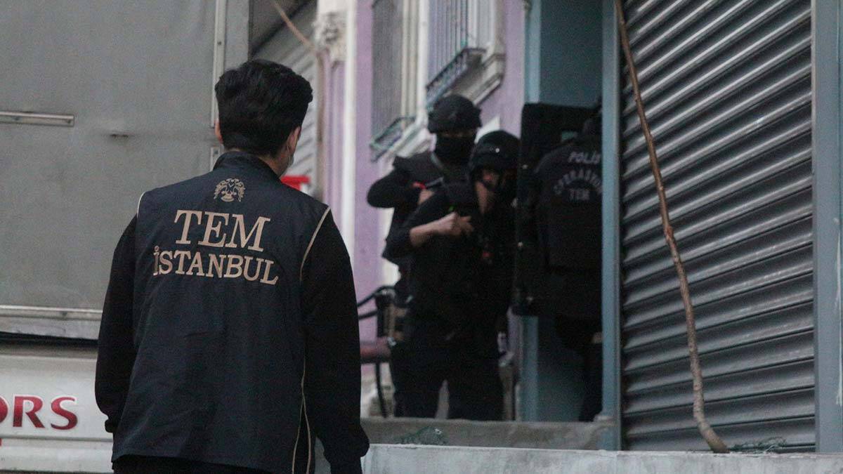 İstanbul'da terör örgütünün sokak yapılanmasına operasyon