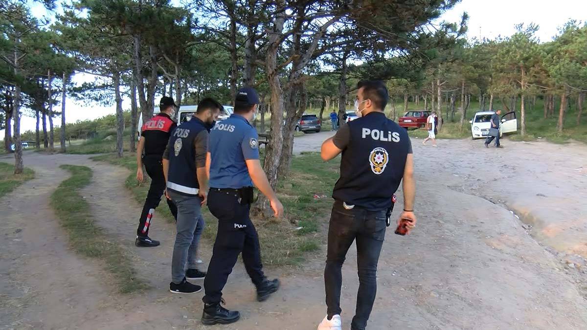 Sahil ve parklarda koronavirüs ve asayiş denetimi