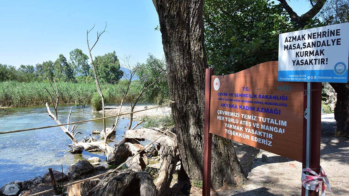 Kadın Azmağı'nda su seviyesi azaldı