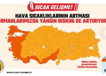 Orman yangınlarında Ege ve Akdeniz için kırmızı alarm