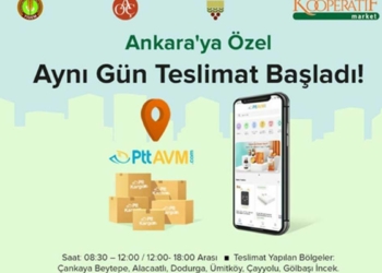 PttAVM.com Ankara'nın 5 bölgesinde aynı gün teslimata başladı