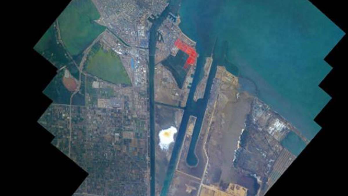 Süveyş Kanalı'nın kolaj görseli paylaşıldı