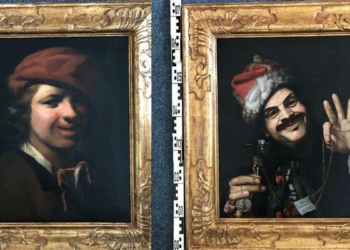 Çöp konteynerinde iki değerli tablo bulundu