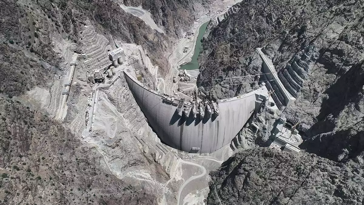 Yusufeli barajı'nda son düzenlemeler yapılıyor
