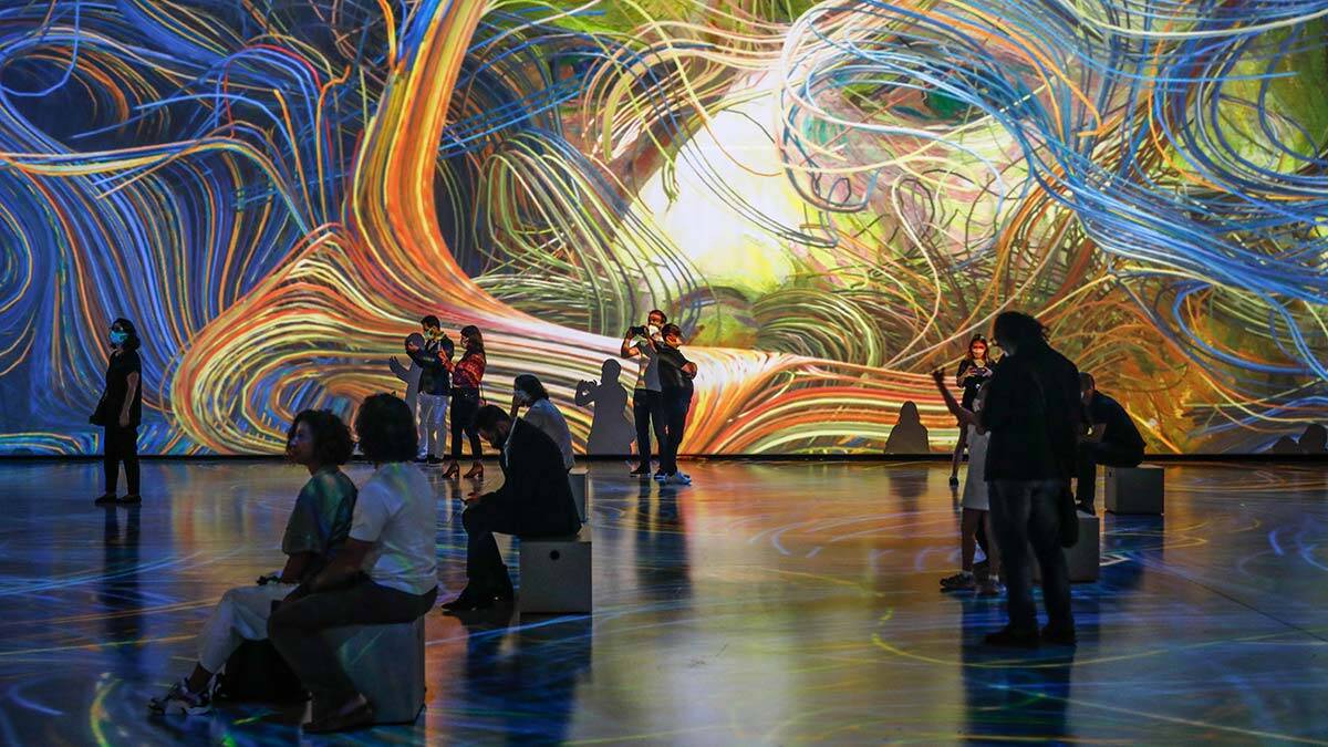 Van Gogh tablolarının içinde gezdiler