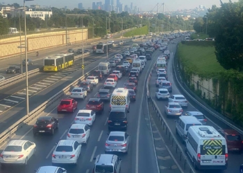 15 Temmuz Köprüsünde Trafik Yoğun