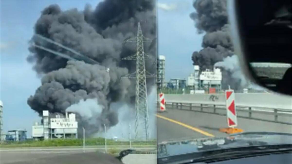 Almanya'da fabrikada patlama