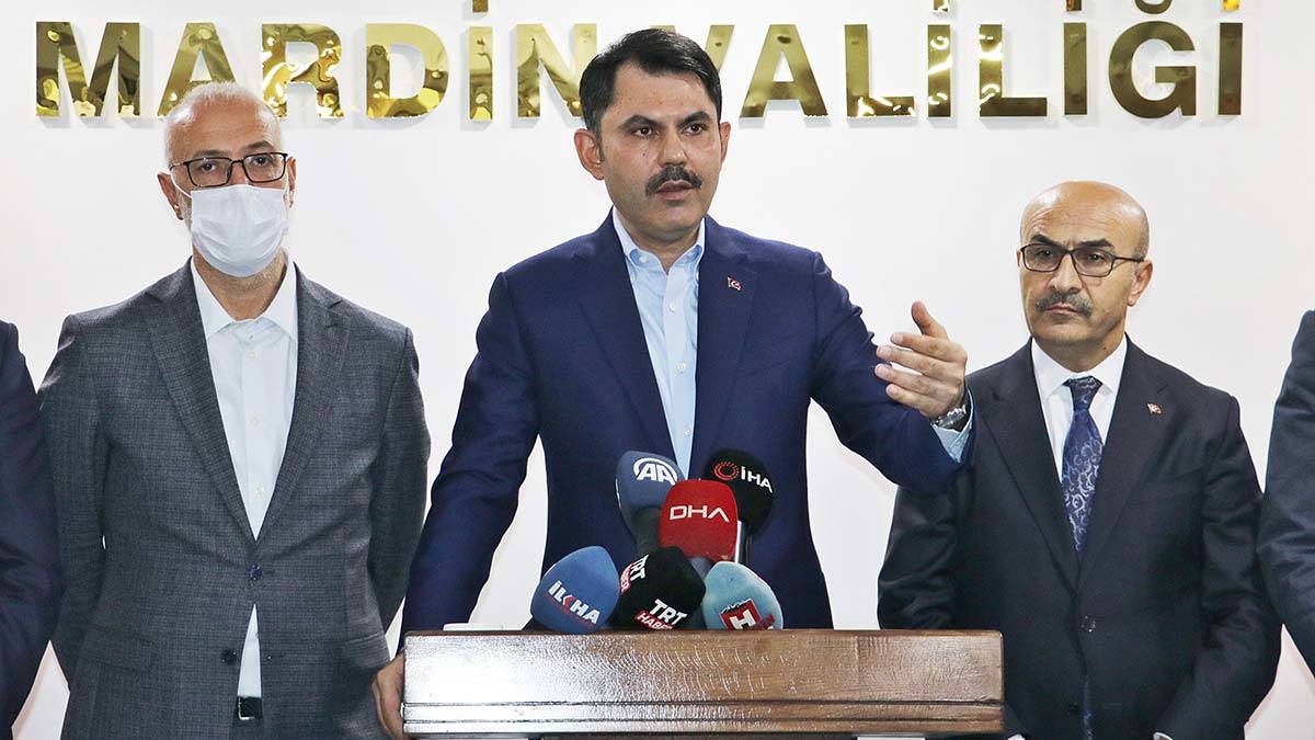 Çevre ve Şehircilik Bakanı Kurum Mardin'de