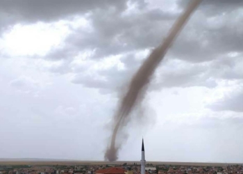 Ankara'da Hortum Görenleri Korkuttu_2