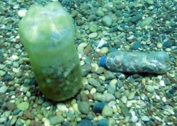 Antalya'da deniz dibinde istenmeyen görüntüler