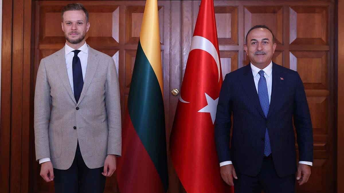 Bakan Çavuşoğlu Litvanyalı Mevkidaşı ile görüştü_