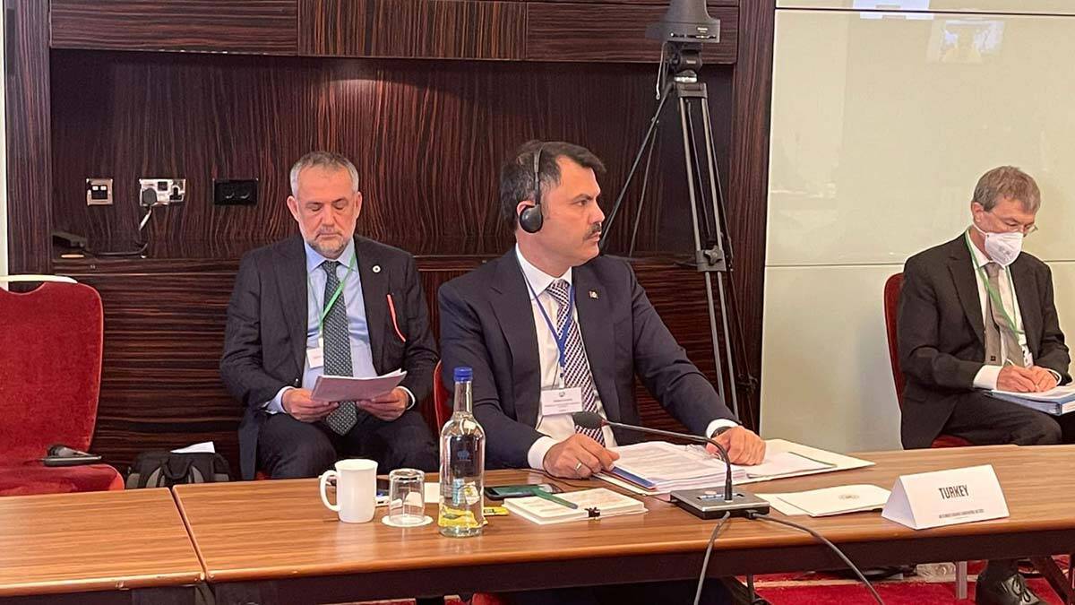 Bakan Kurum Çevre Bakanları toplantısında