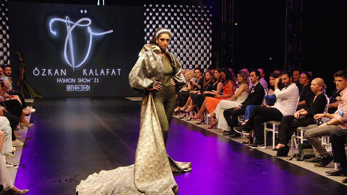 Bartın'da el işçilikli kreasyon podyumda