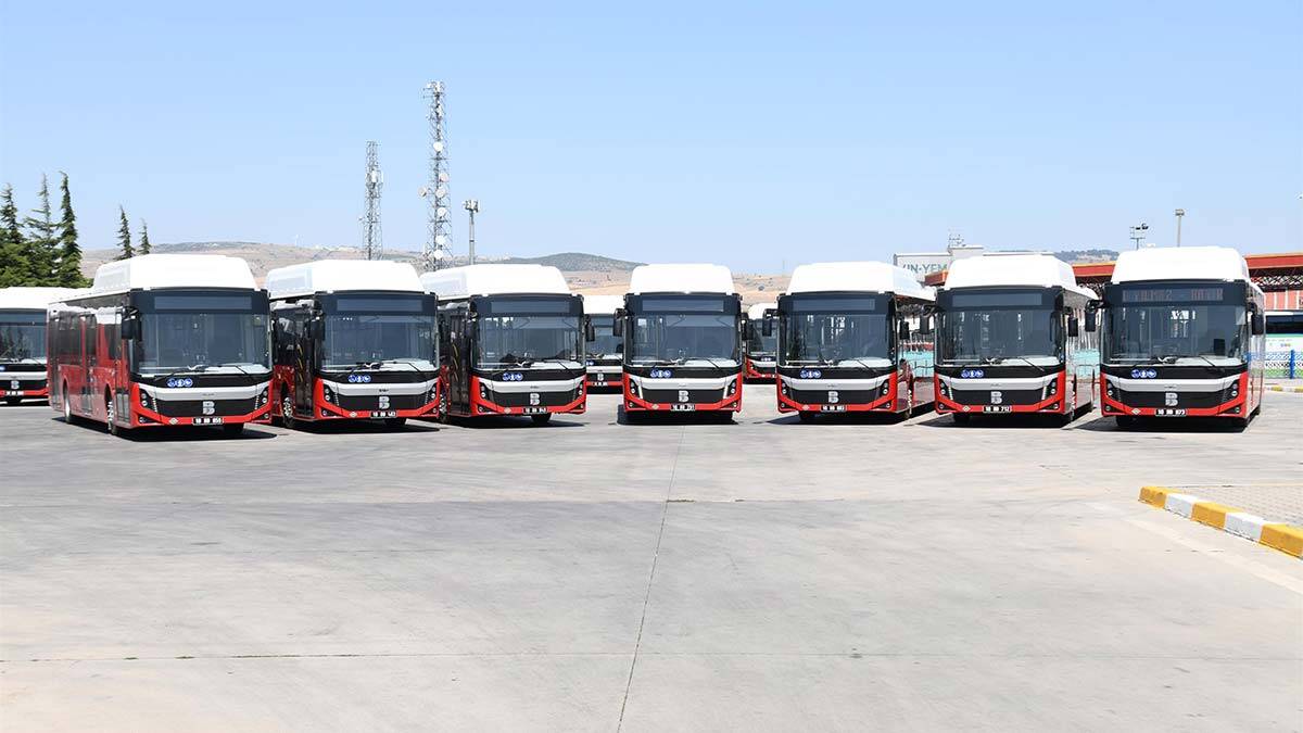 Çevre dostu otobüsler Balıkesir yollarında