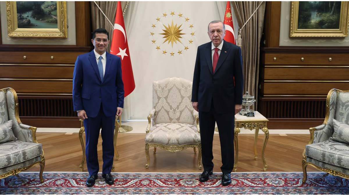 Cumhurbaşkanı Erdoğan Malezyalı bakanı kabul etti