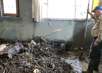 Ereğli'de sel sonrası hasar tespiti